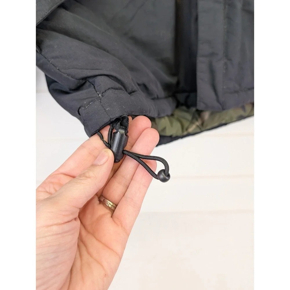 Spiewak Jacket Men Large Black Hooded Camo‎ Lined Gorpcore Utility Tactical Warm